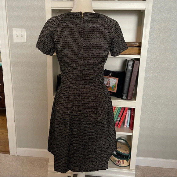 NWT Club Monaco Davin Tweed Fit and Flare Dress w/ Pockets Sz 2 - Picture 5 of 11